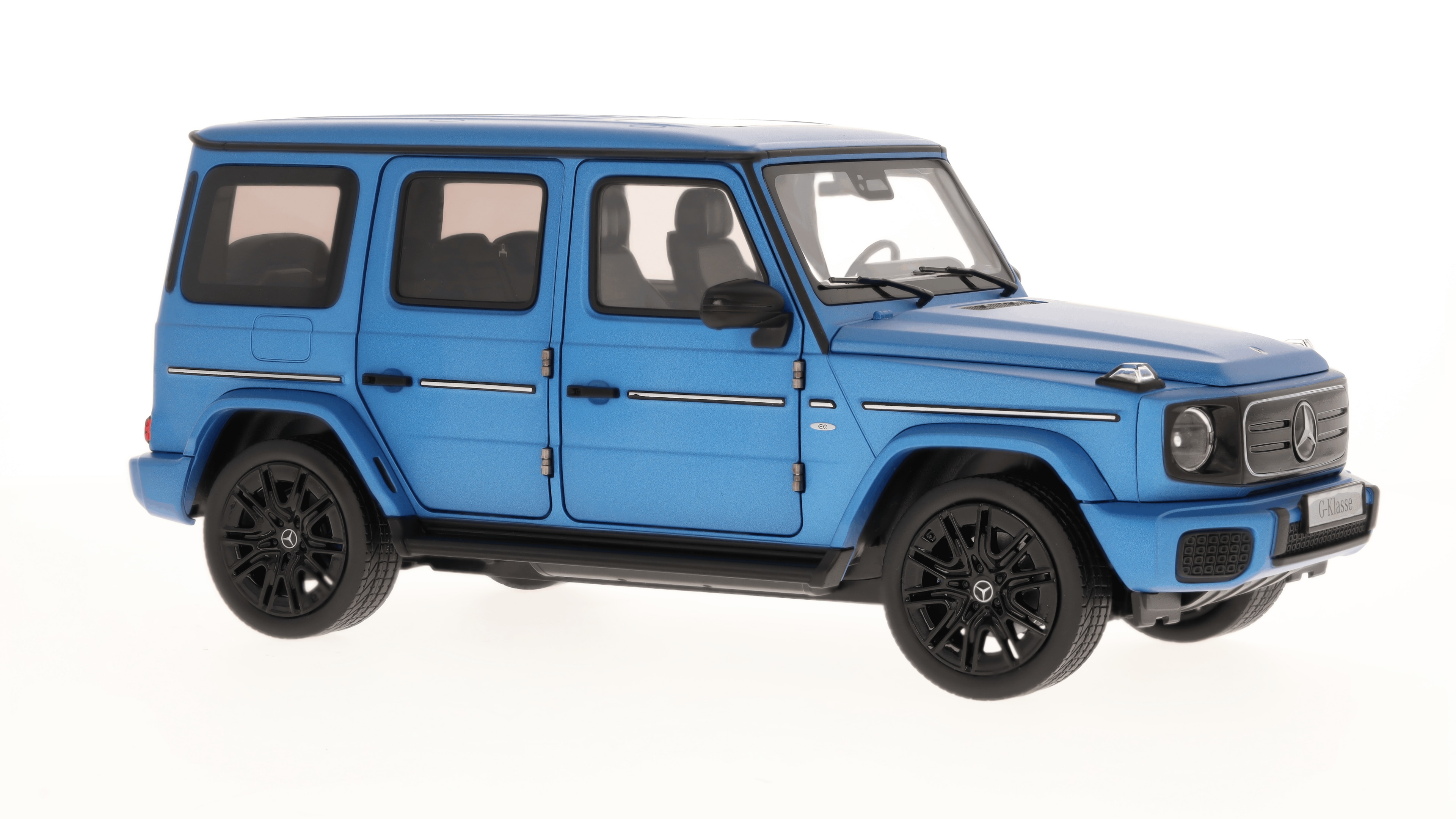 G 580 with EQ Technology, Samochody terenowe, AMG Line, N465 - MANUFACTORY south sea blue mango, Norev, 1:18