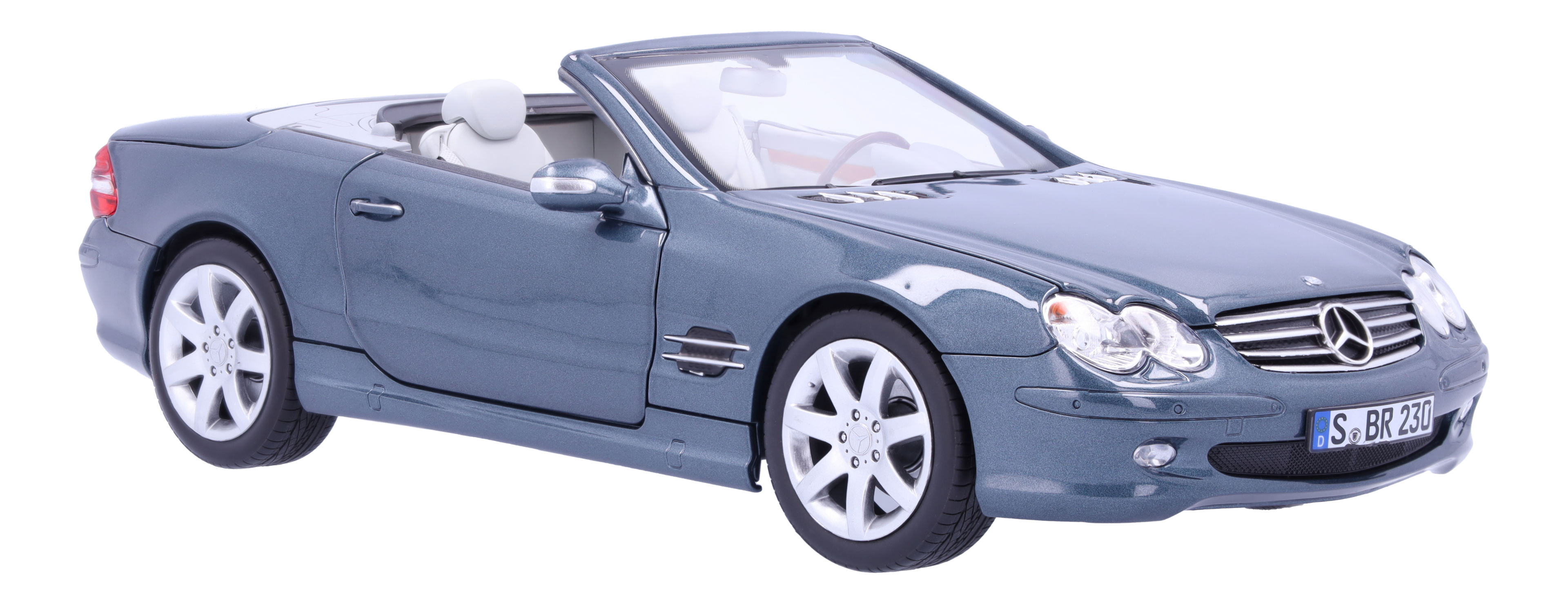 SL 500 R 230 (2001-2006) - niebieski topaz, Norev, 1:18
