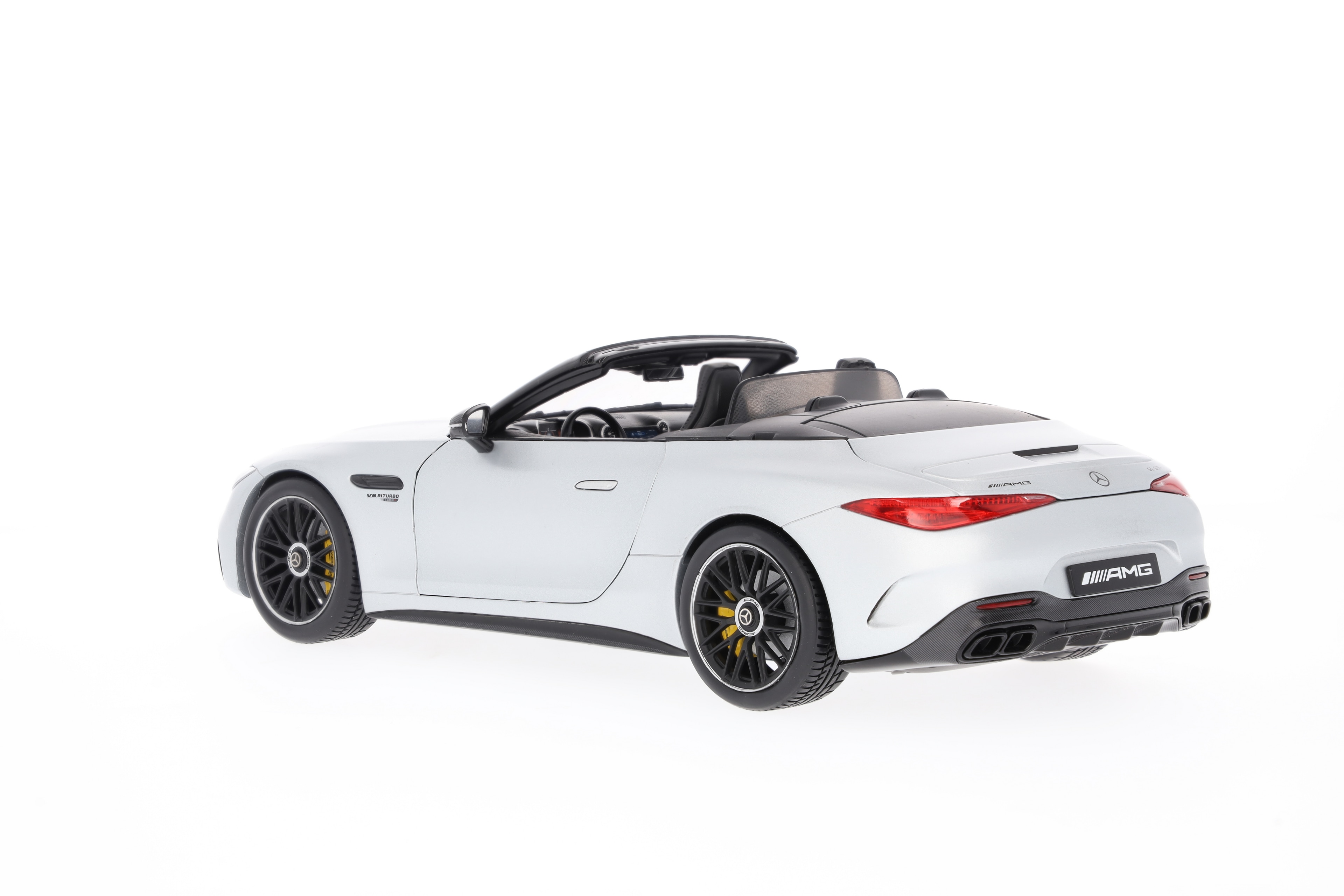 Mercedes-AMG SL 63, Roadster, R232 - MANUFACTORY high-tech silver mango, iScale, 1:18