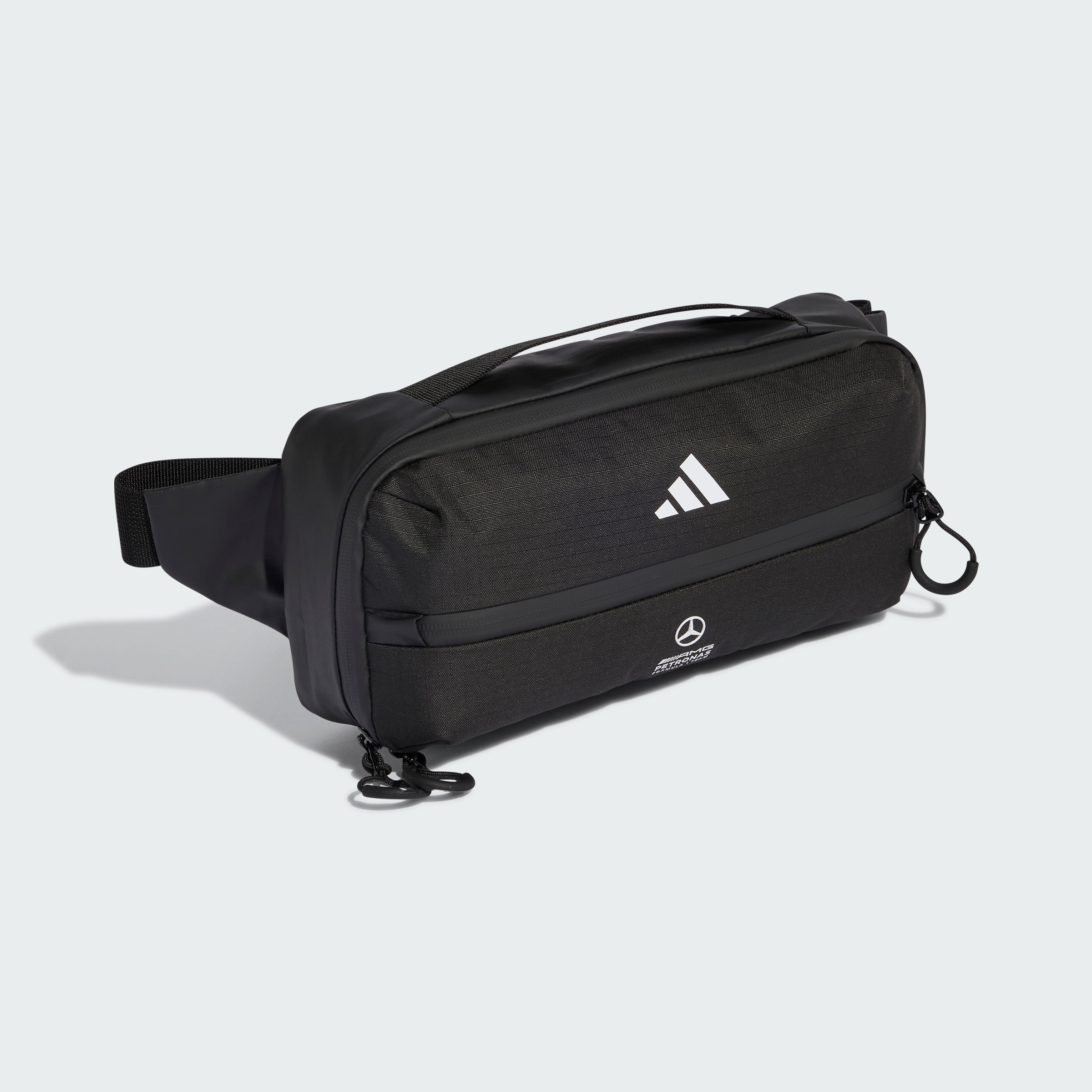 Saszetka na pas, Mercedes-AMG F1 - czerń, poliester (z recyklingu), adidas