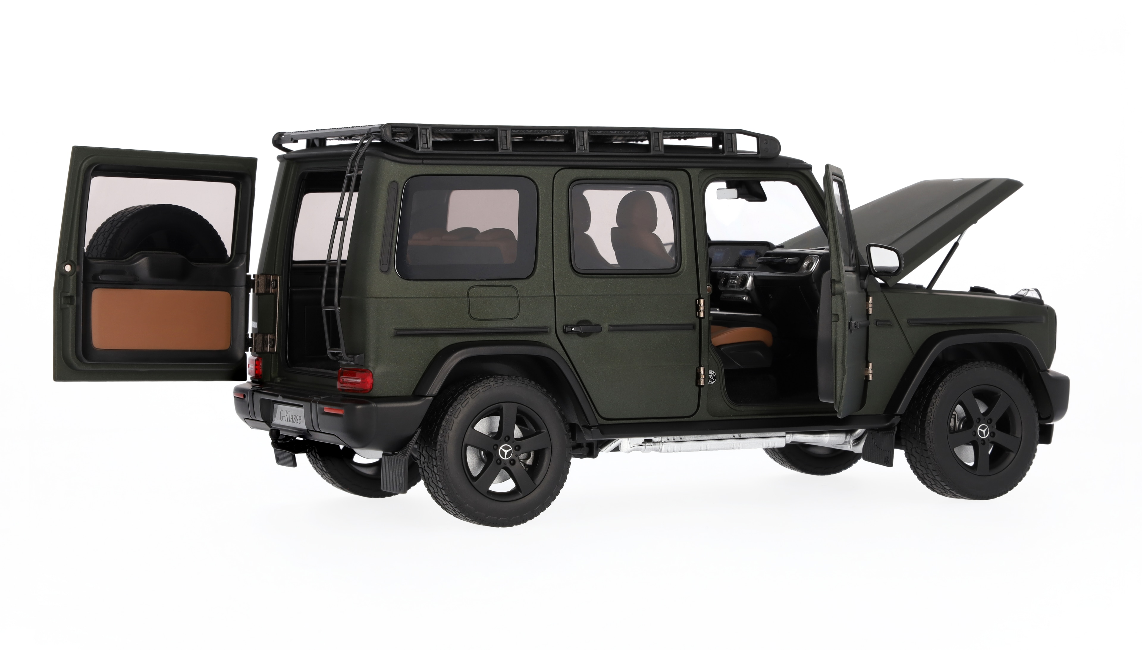 G-Class, Samochody terenowe, PROFESSIONAL Line, W465 - MANUFACTORY olive mango, Norev, 1:18