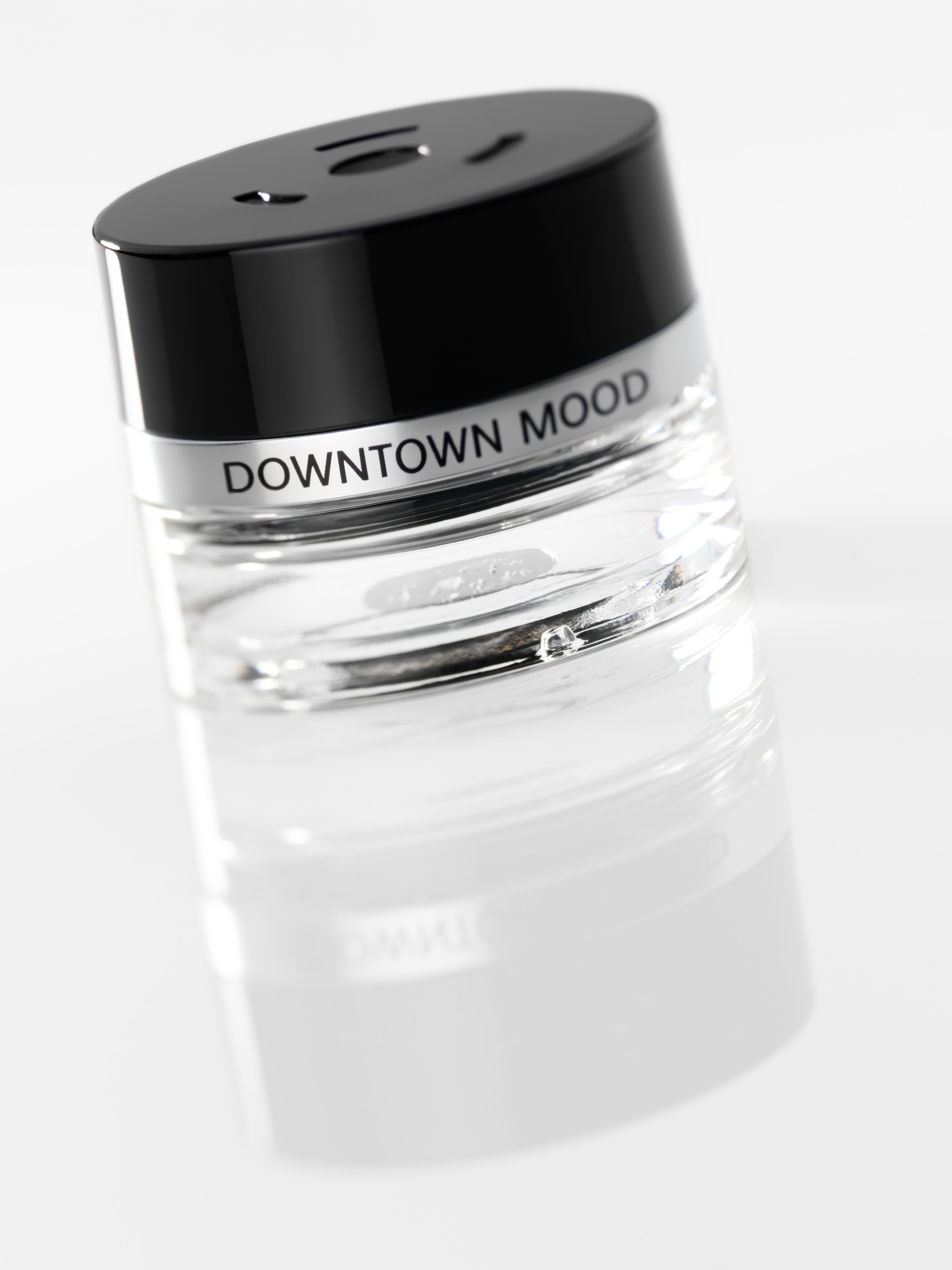 Flakon, DOWNTOWN MOOD - przezroczyste / czerń, szkło, 15 ml