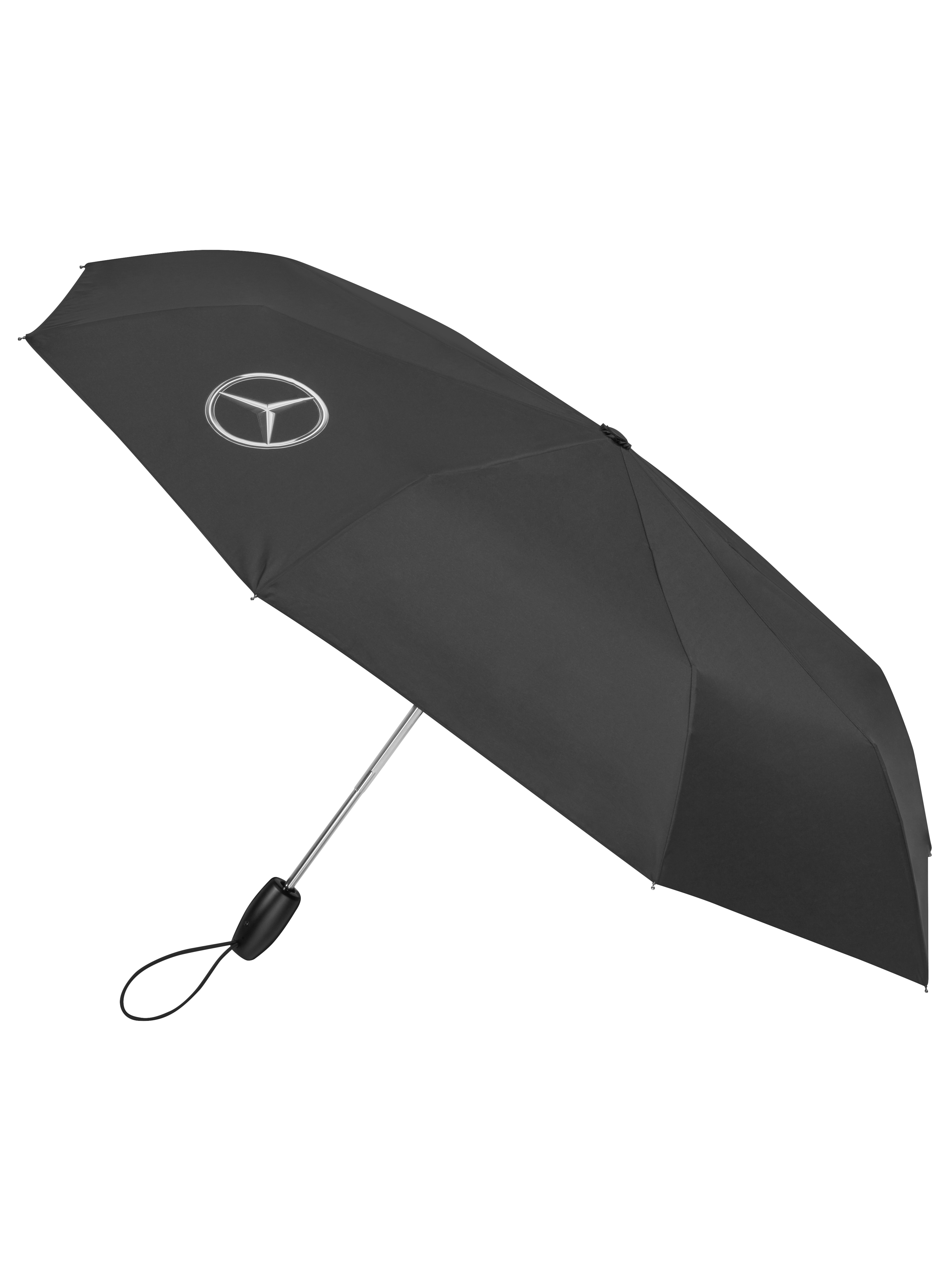 Parasol składany - czerń, stal / poliester