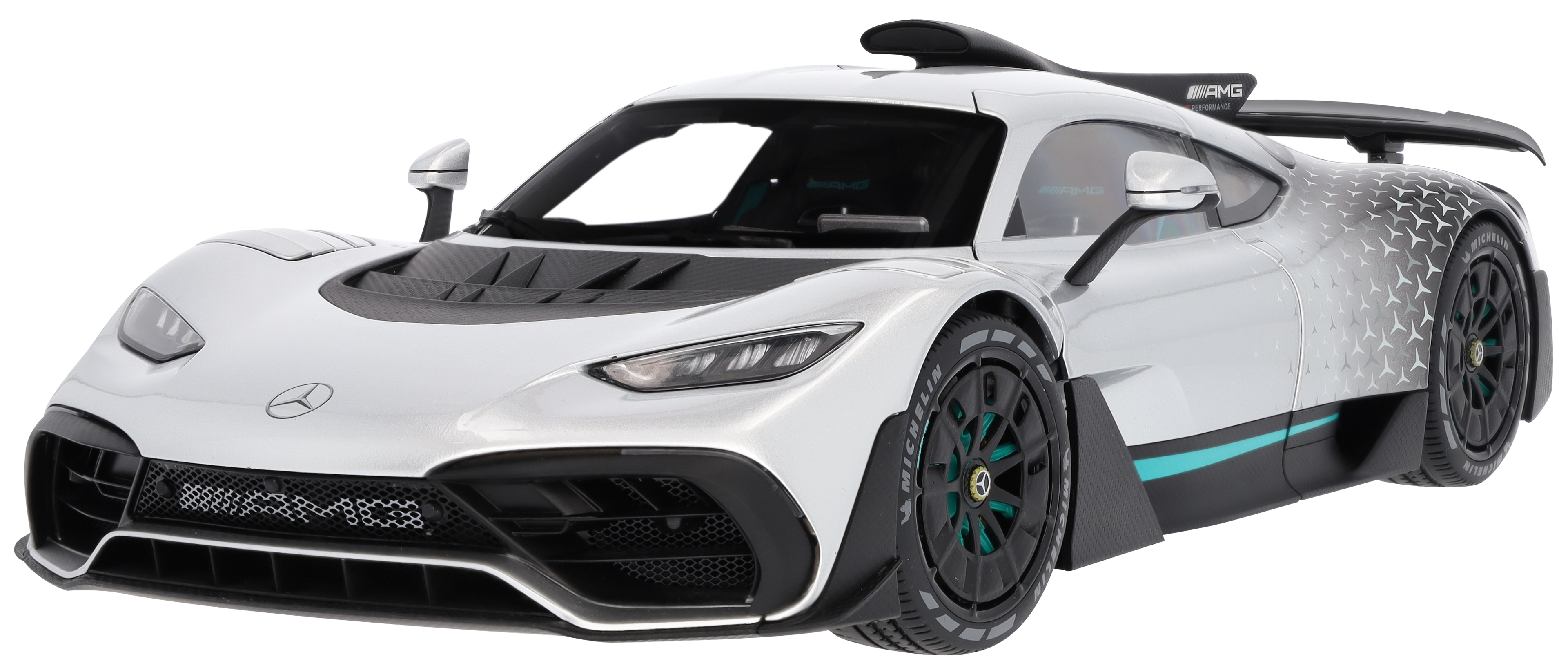 Mercedes-AMG ONE, C298 - srebrny, NZG, 1:12