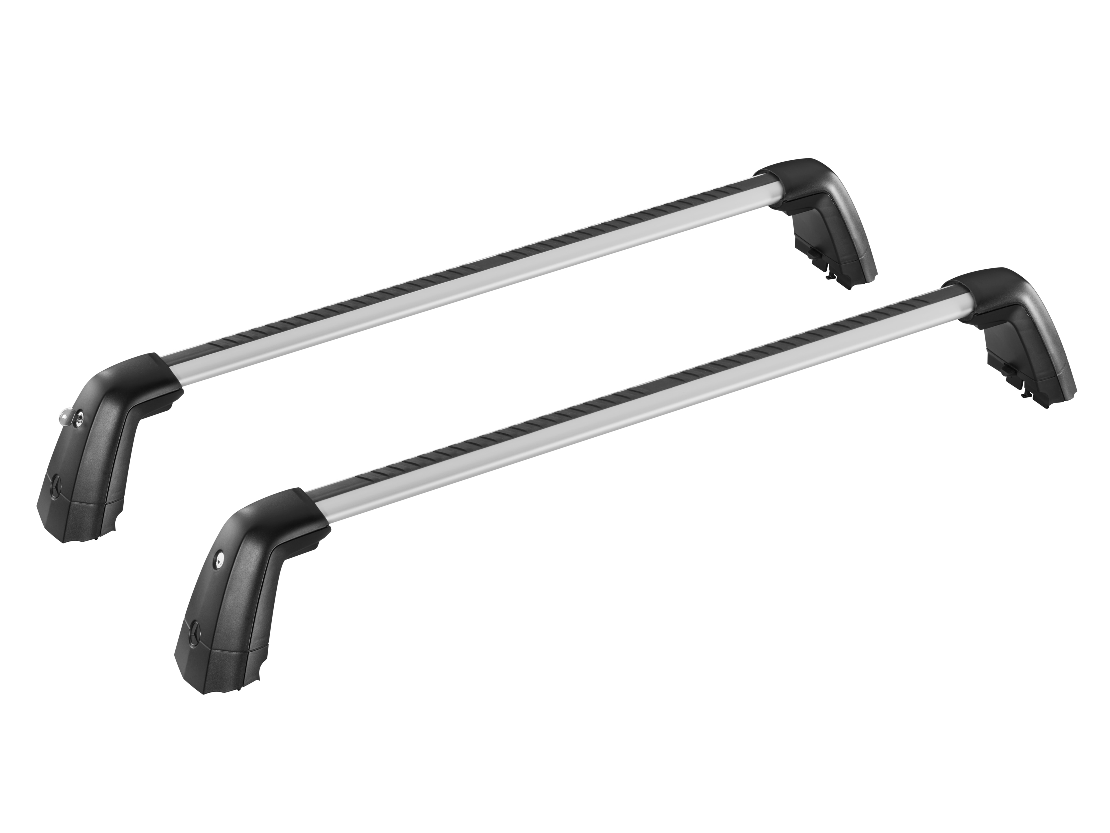 Bagażnik bazowy - aluminium / stal / tworzywo sztuczne, srebrny / czerń