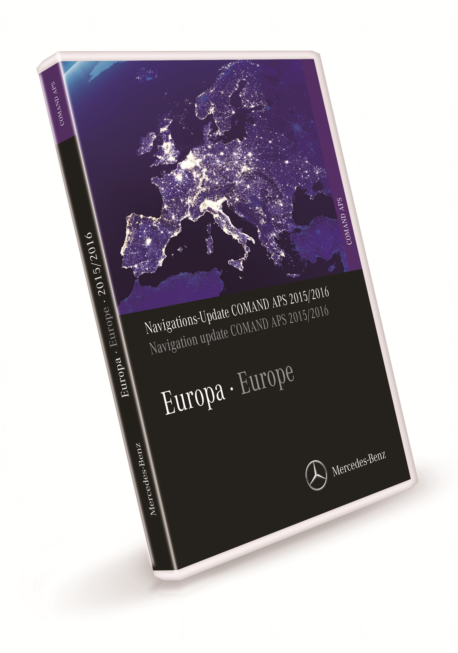 Aktualizacja nawigacji, COMAND APS, Europa, Wersja 2015/2016 - fioletowy, NTG4-204