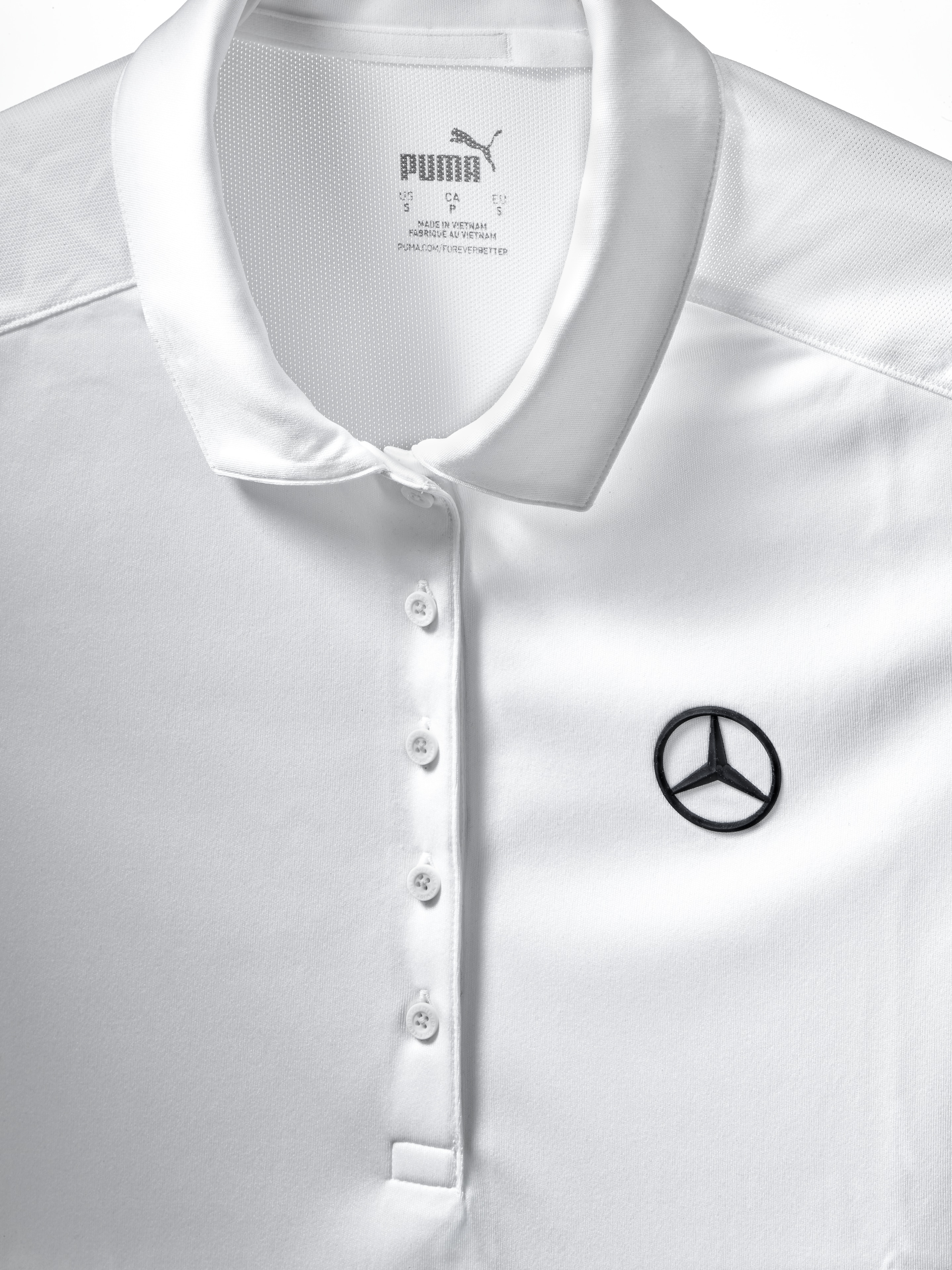 Damska koszulka polo na pole golfowe, pure - white, S