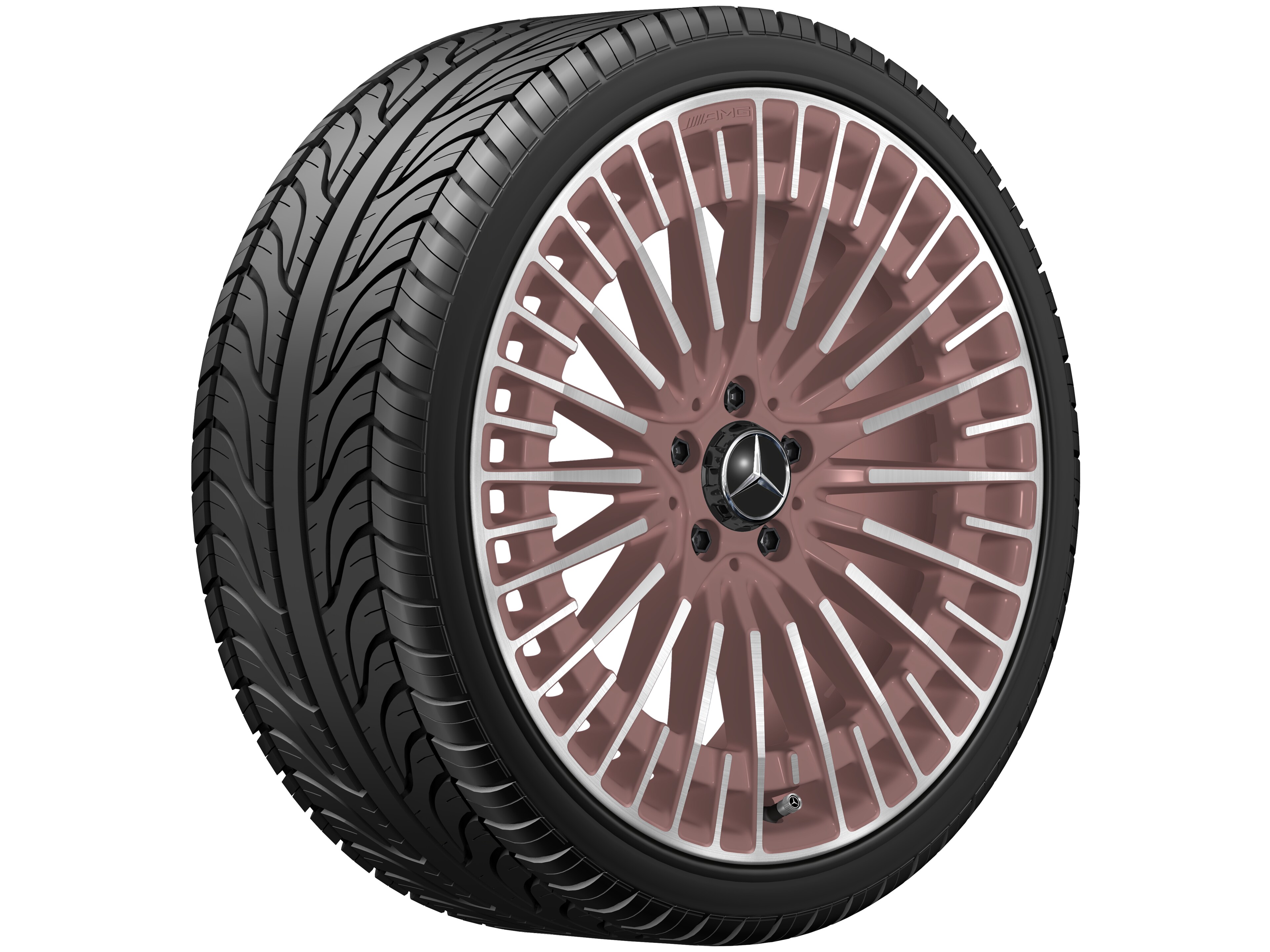Wieloramienna obręcz koła AMG, 50,8 cm (20 cali) - 8,5 J x 20 ET 50,5, miedziany