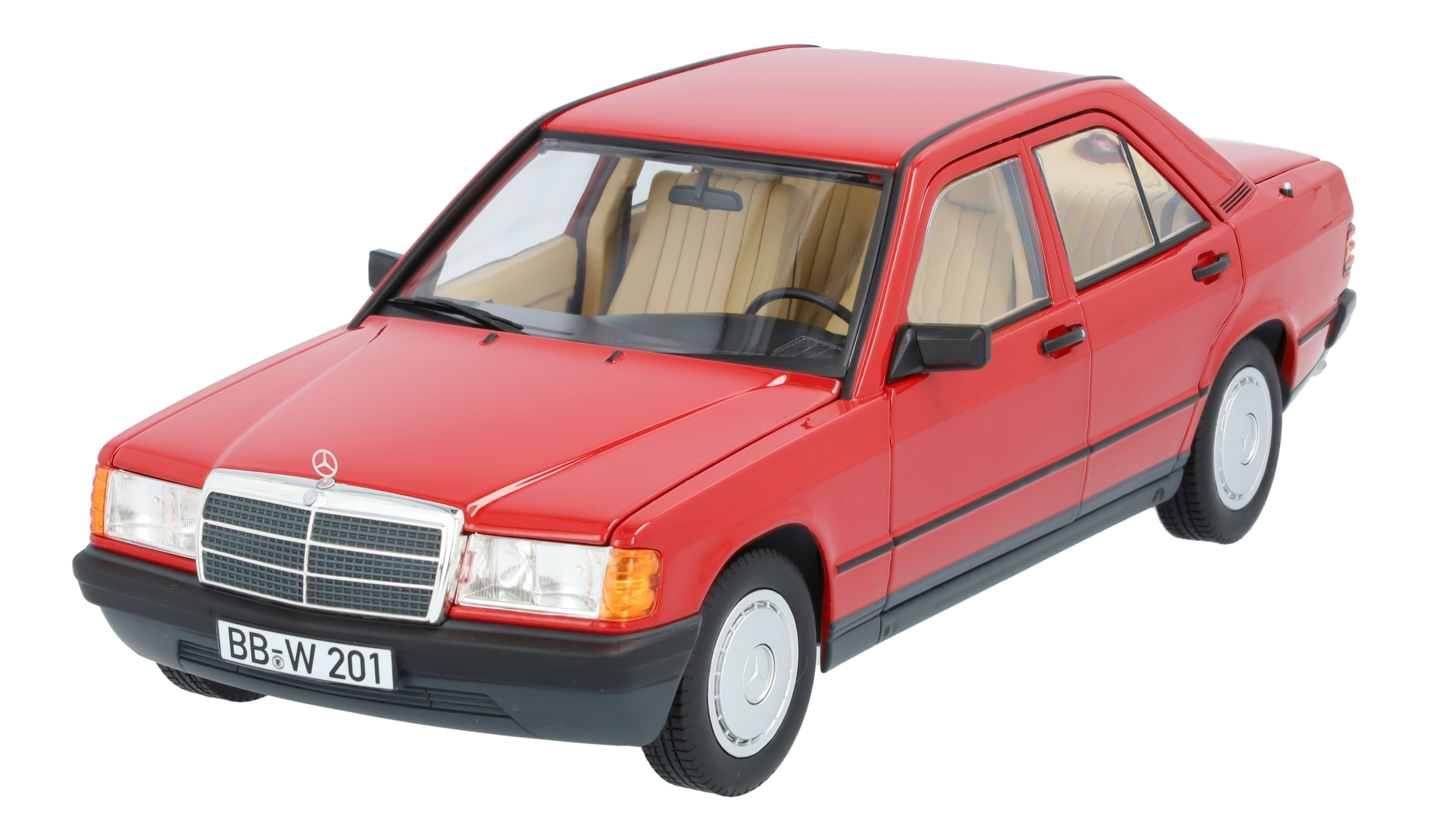 190 E W 201 (1982-1988) - czerwony, Norev, 1:18