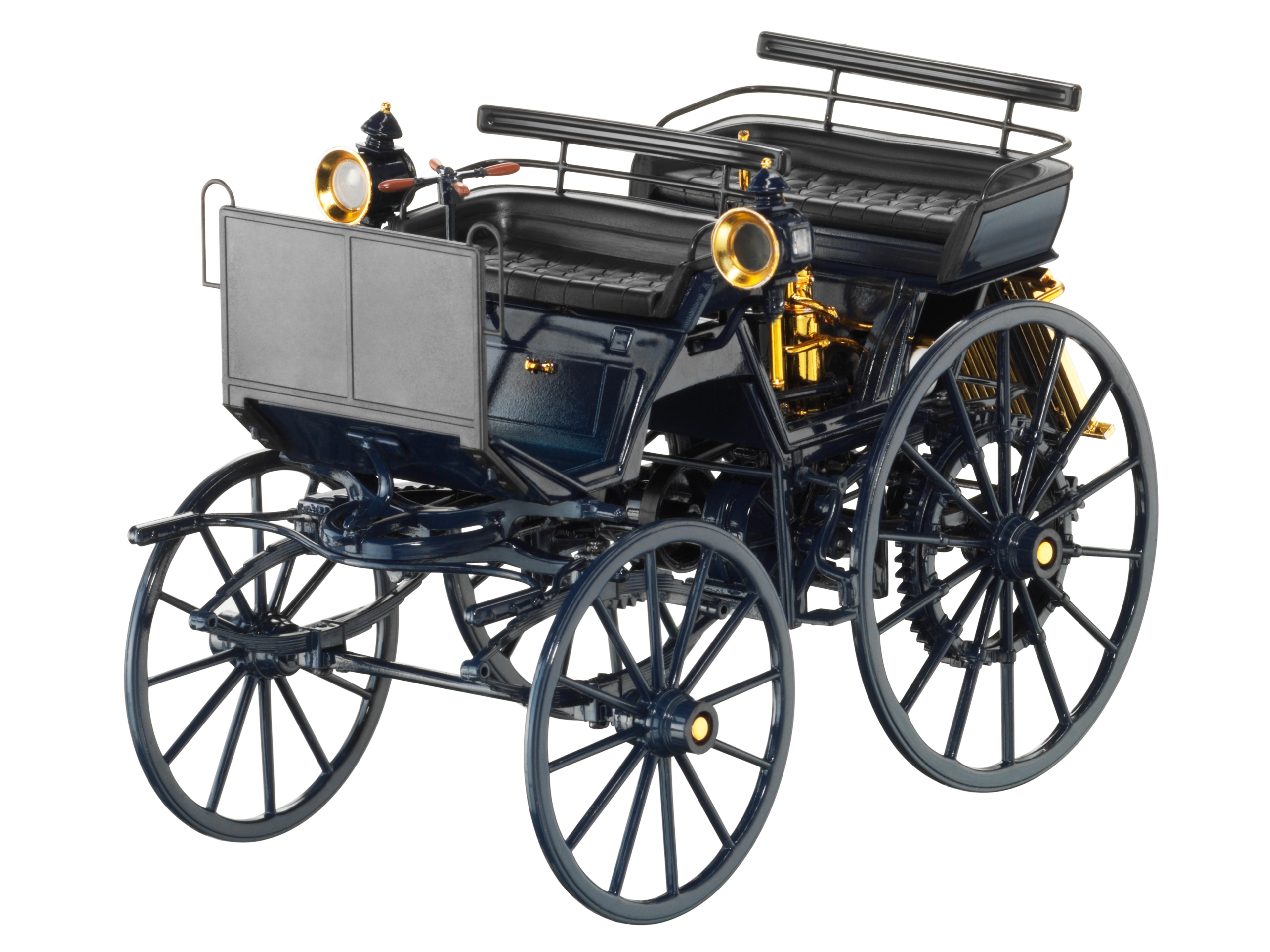 Daimler Motorkutsche (1886) - niebieski, Norev, 1:18