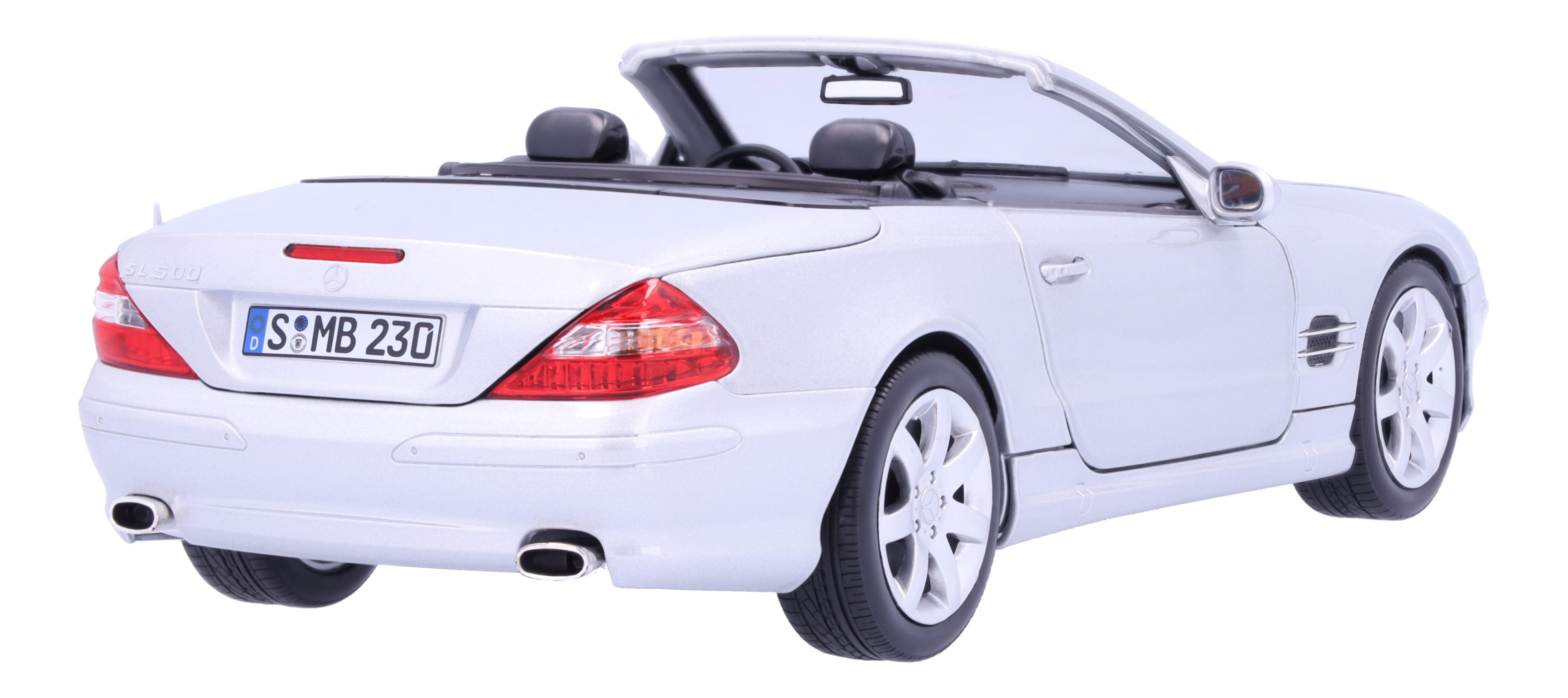 SL 500 R 230 (2001-2006) - srebrny brylantowy, Norev, 1:18