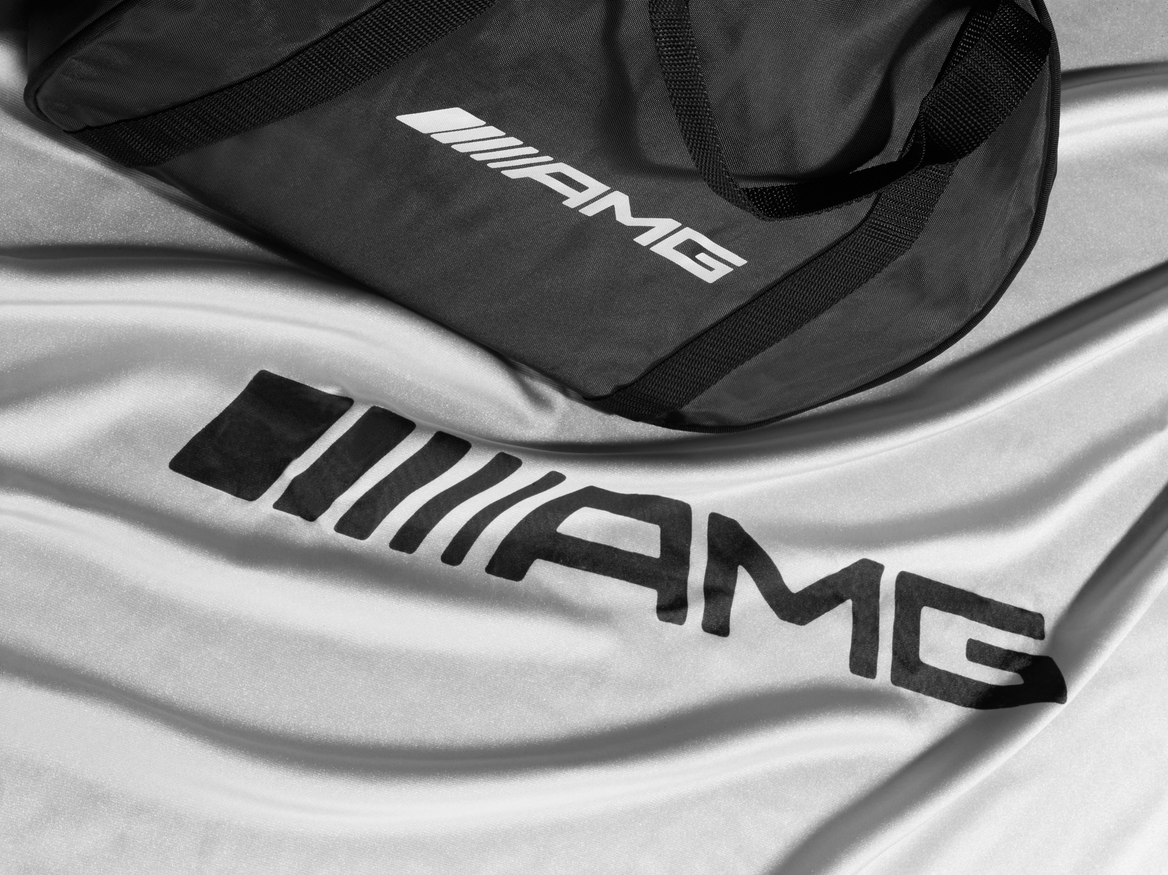 Pokrowiec AMG Indoor-Car-Cover - poliamid / poliester, srebrny