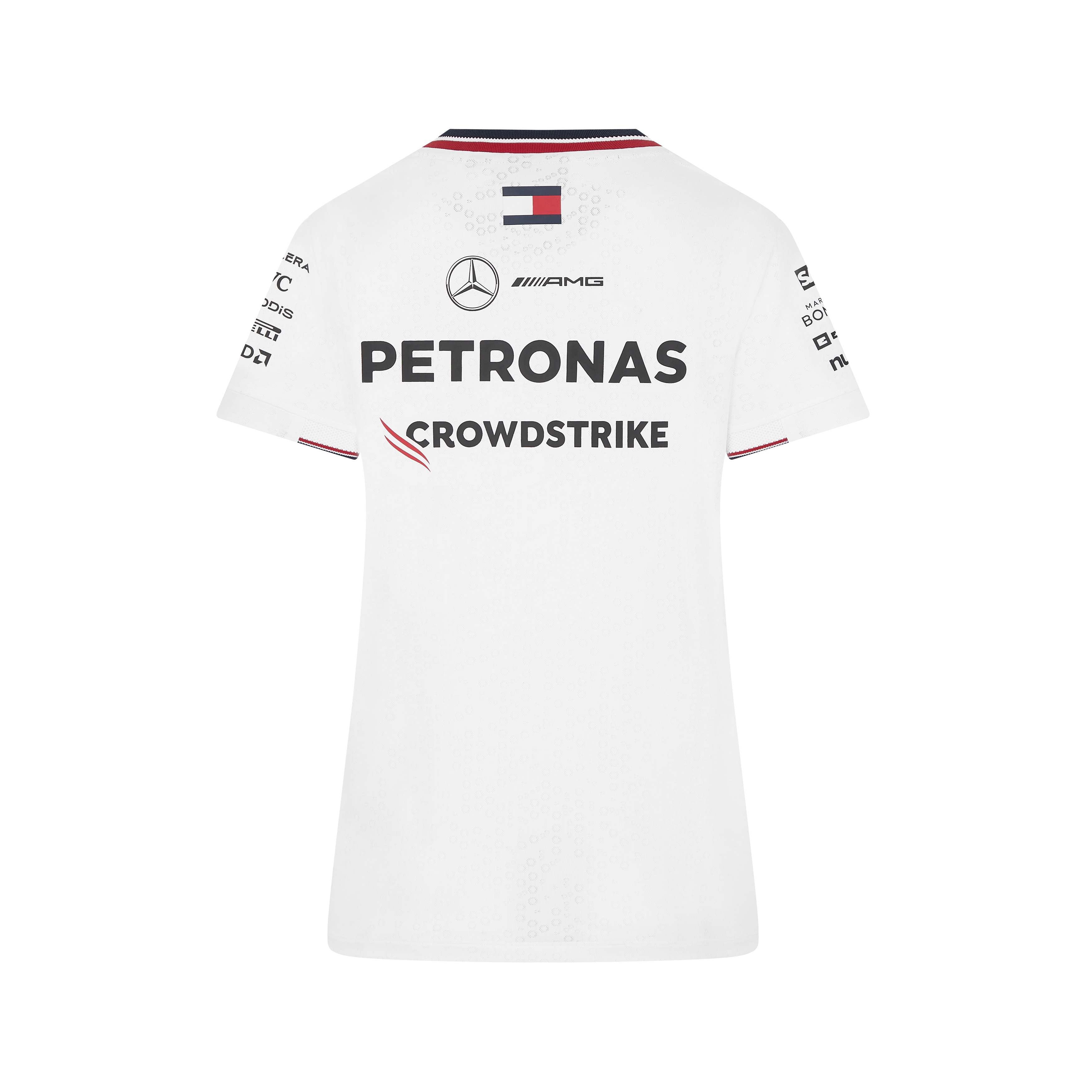 T-shirt damski, Kierowca, Mercedes-AMG F1 - biały, S