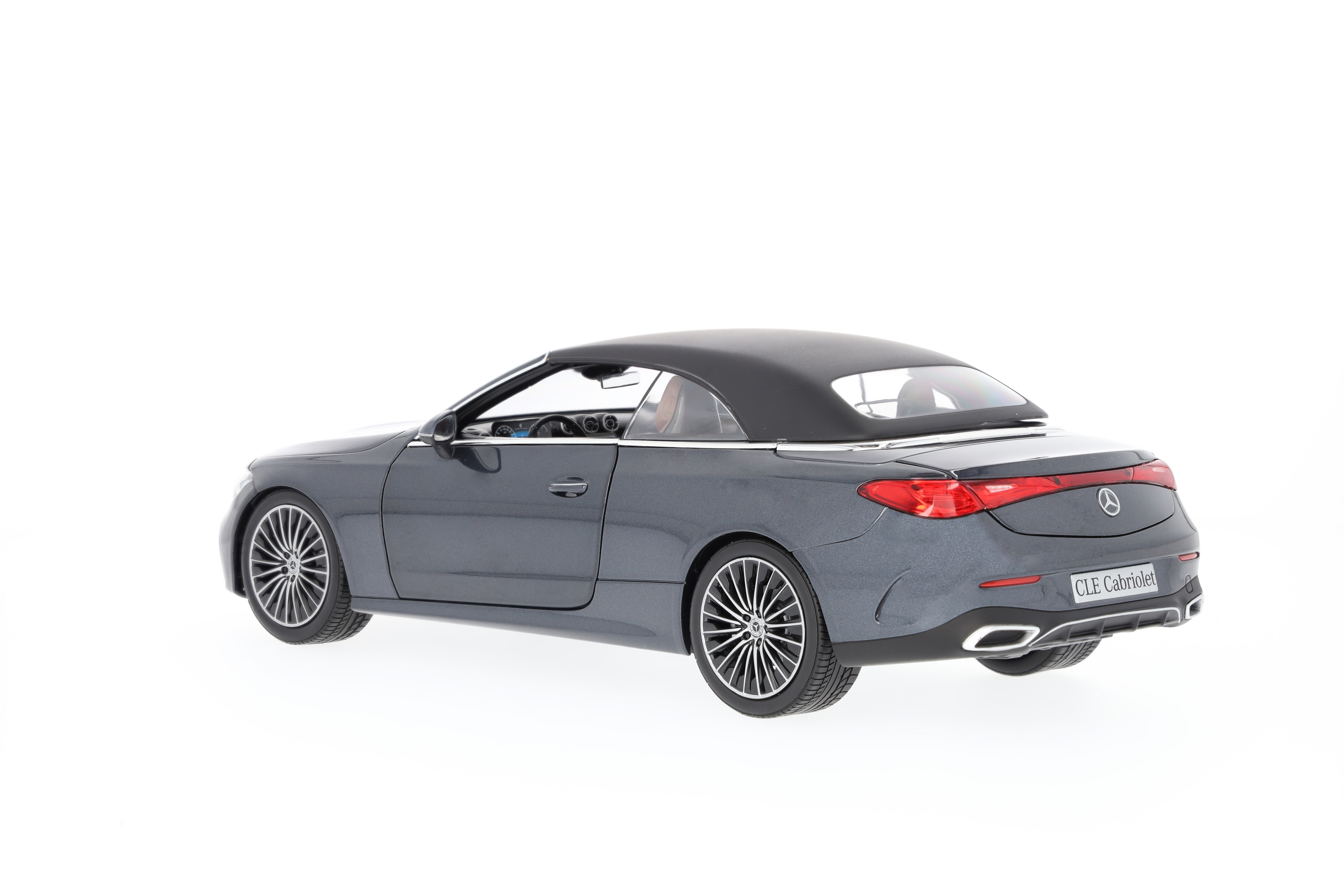 CLE Cabriolet, AMG Line, A236 - grafitowoszary, Norev, 1:18