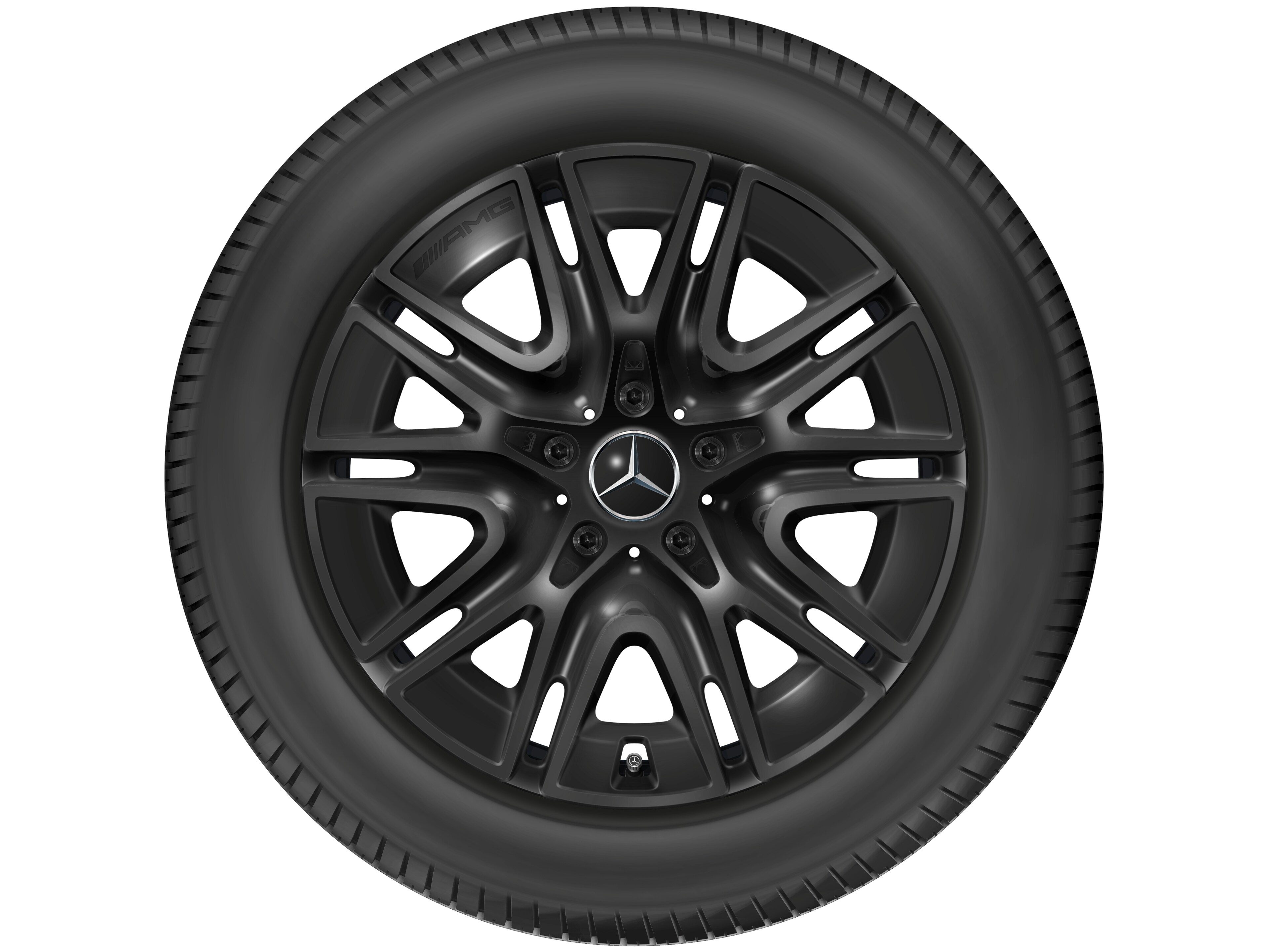 Obręcz AMG 10-ramienna, 50,8 cm (20 cali) - 8,5 J x 20 ET 32,2, czerń, błyszczące