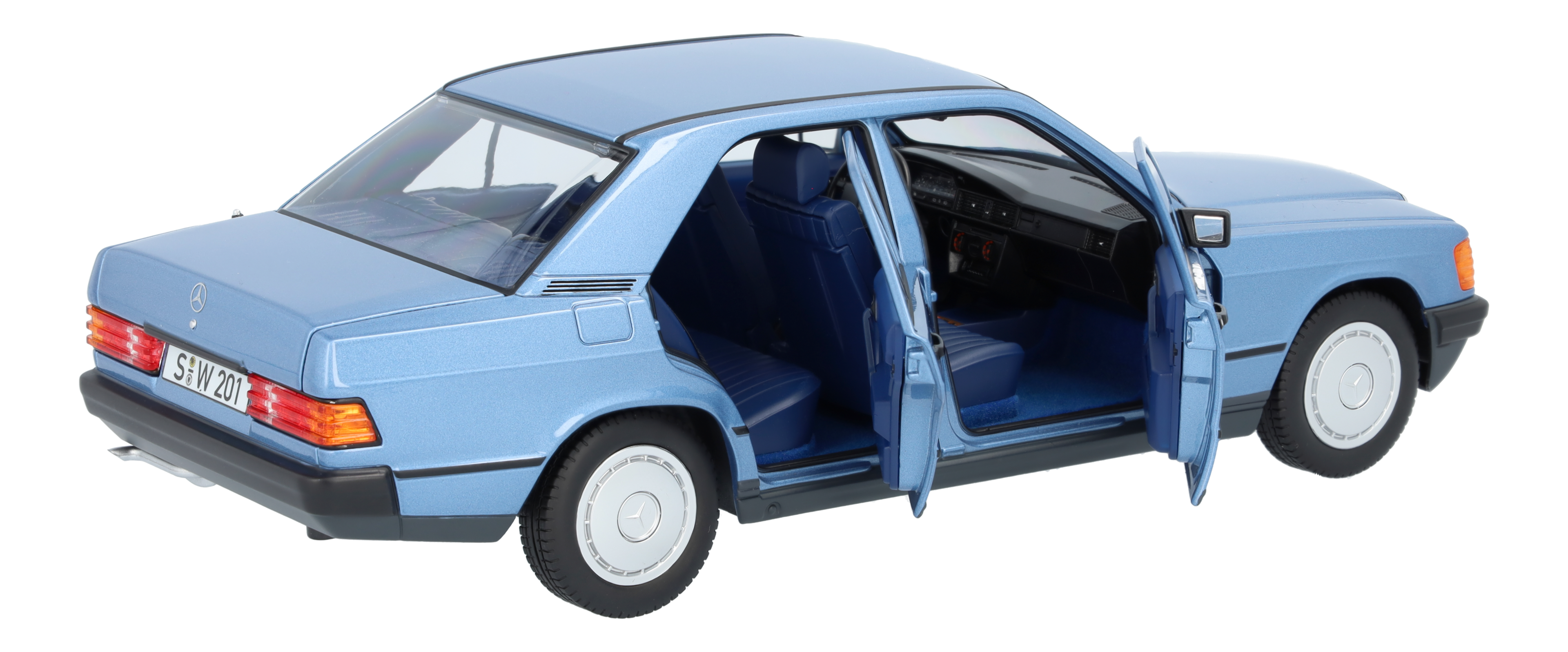 190 E W 201 (1982-1988) - niebieski horyzont, Norev, 1:18