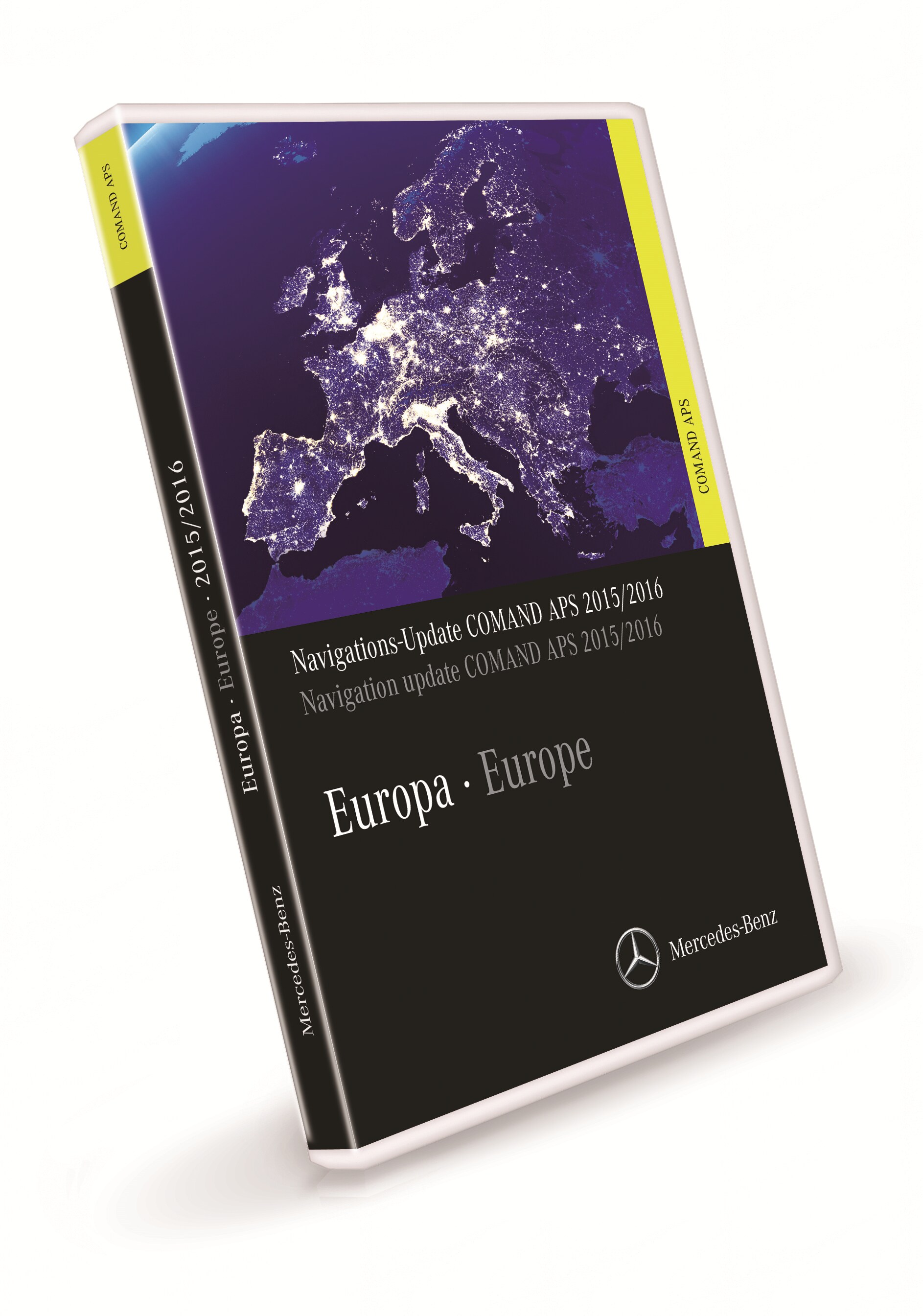 Aktualizacja nawigacji, COMAND APS, Europa, Wersja 2016/2017 - żółty cytrusowy, NTG2.5