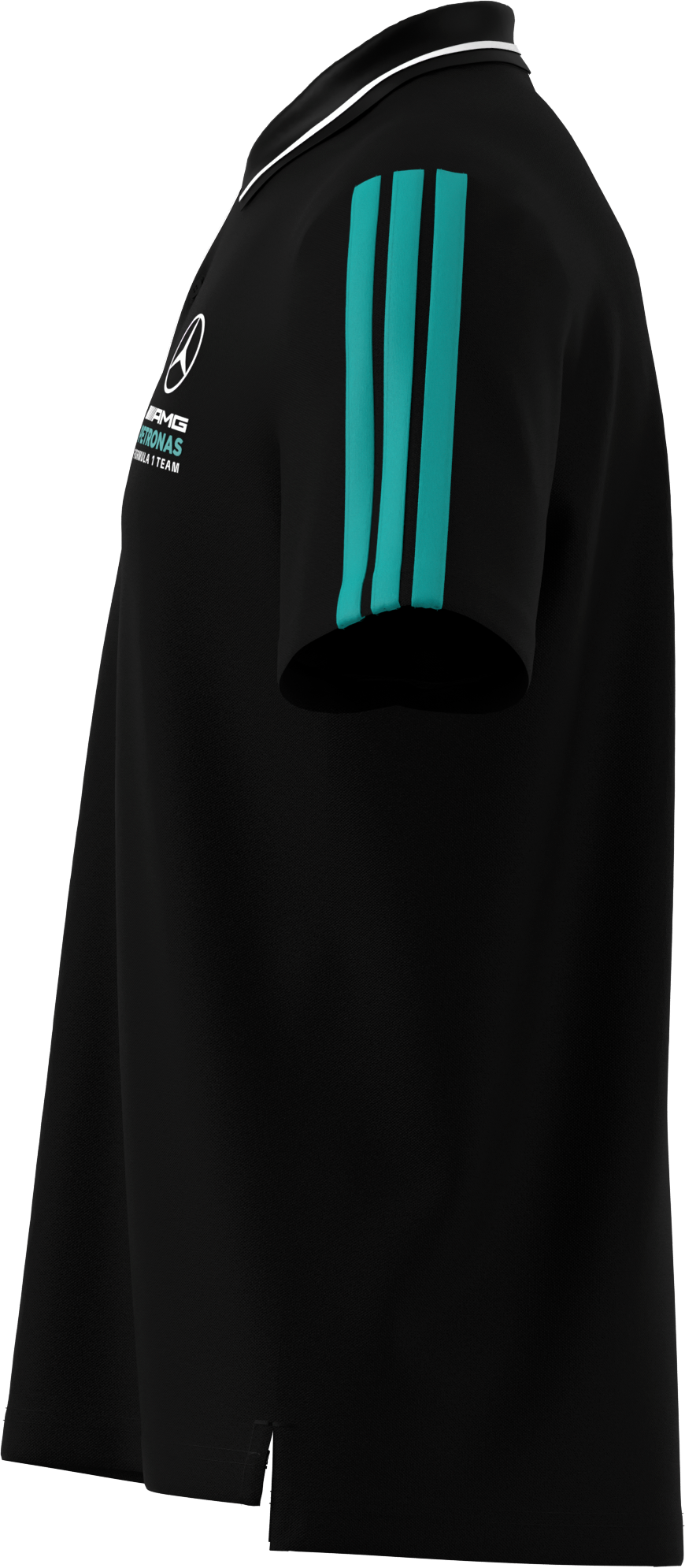 Męska koszulka polo, Mercedes-AMG F1 - czerń, XXL