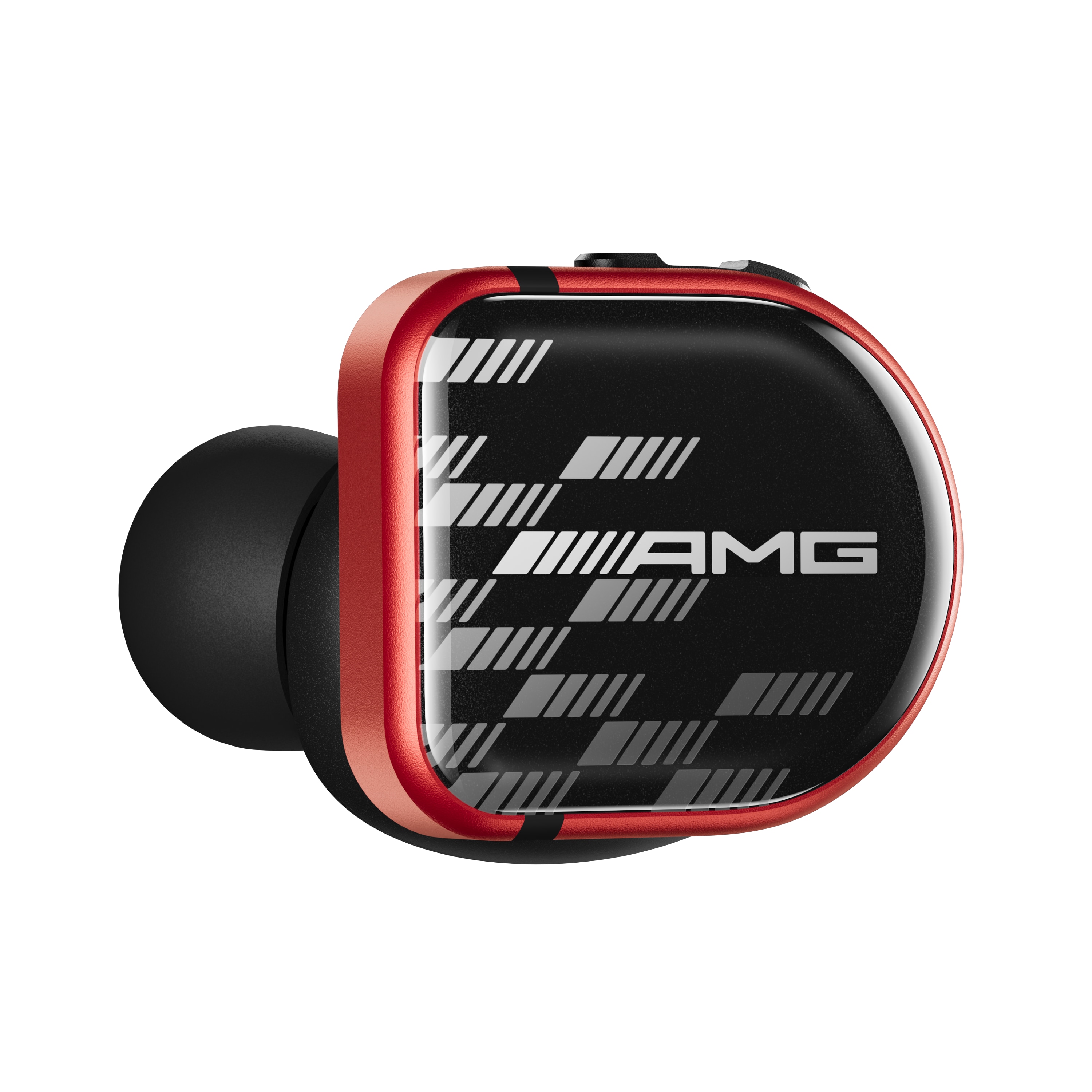 Słuchawki douszne AMG, MW08 Sport, bezprzewodowe - czerń, szkło szafirowe / włókno Kevlar®, Master & Dynamic