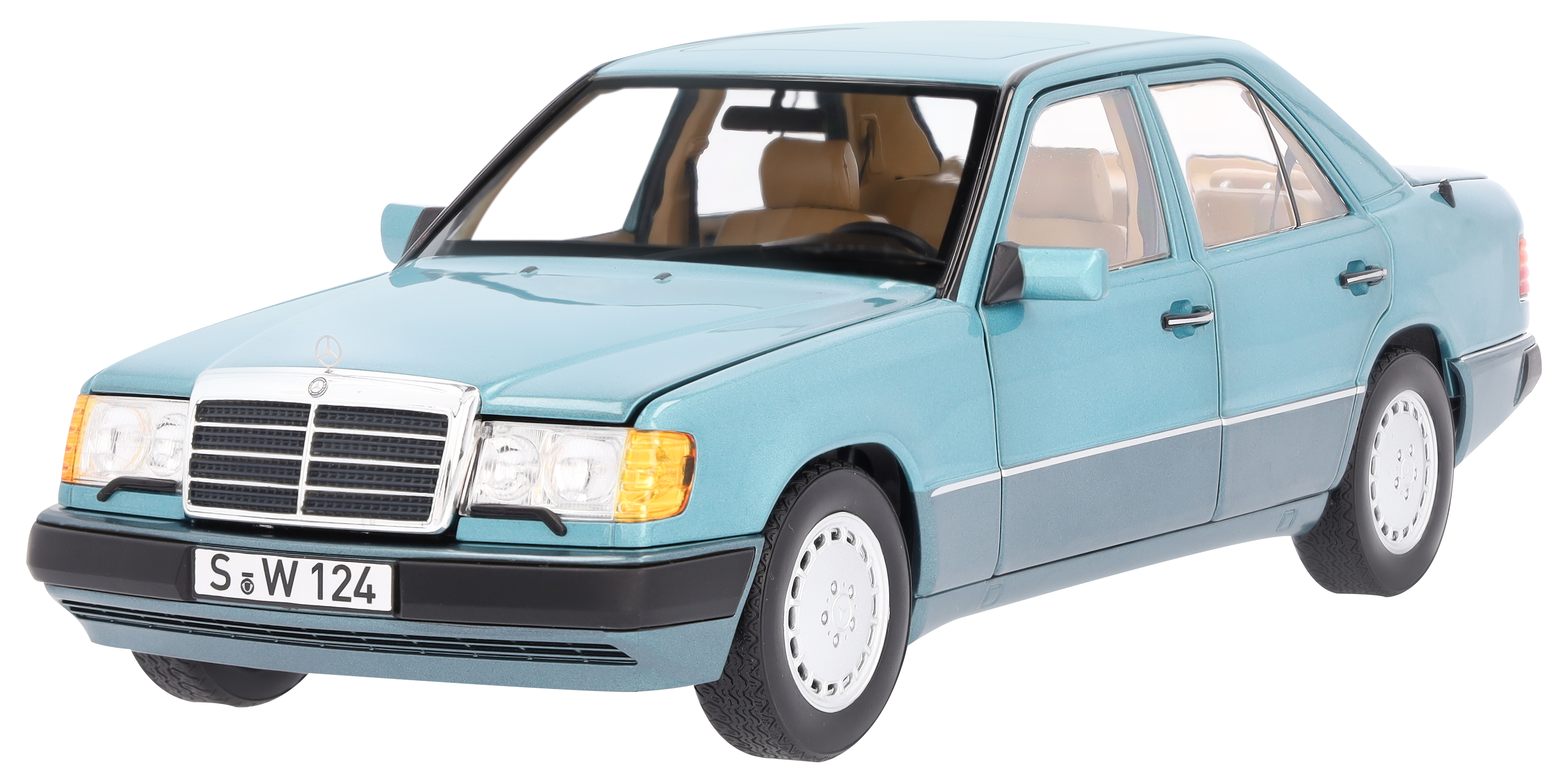 230 E W 124 (1989-1993), Limuzyna - berylowy, Norev, 1:18