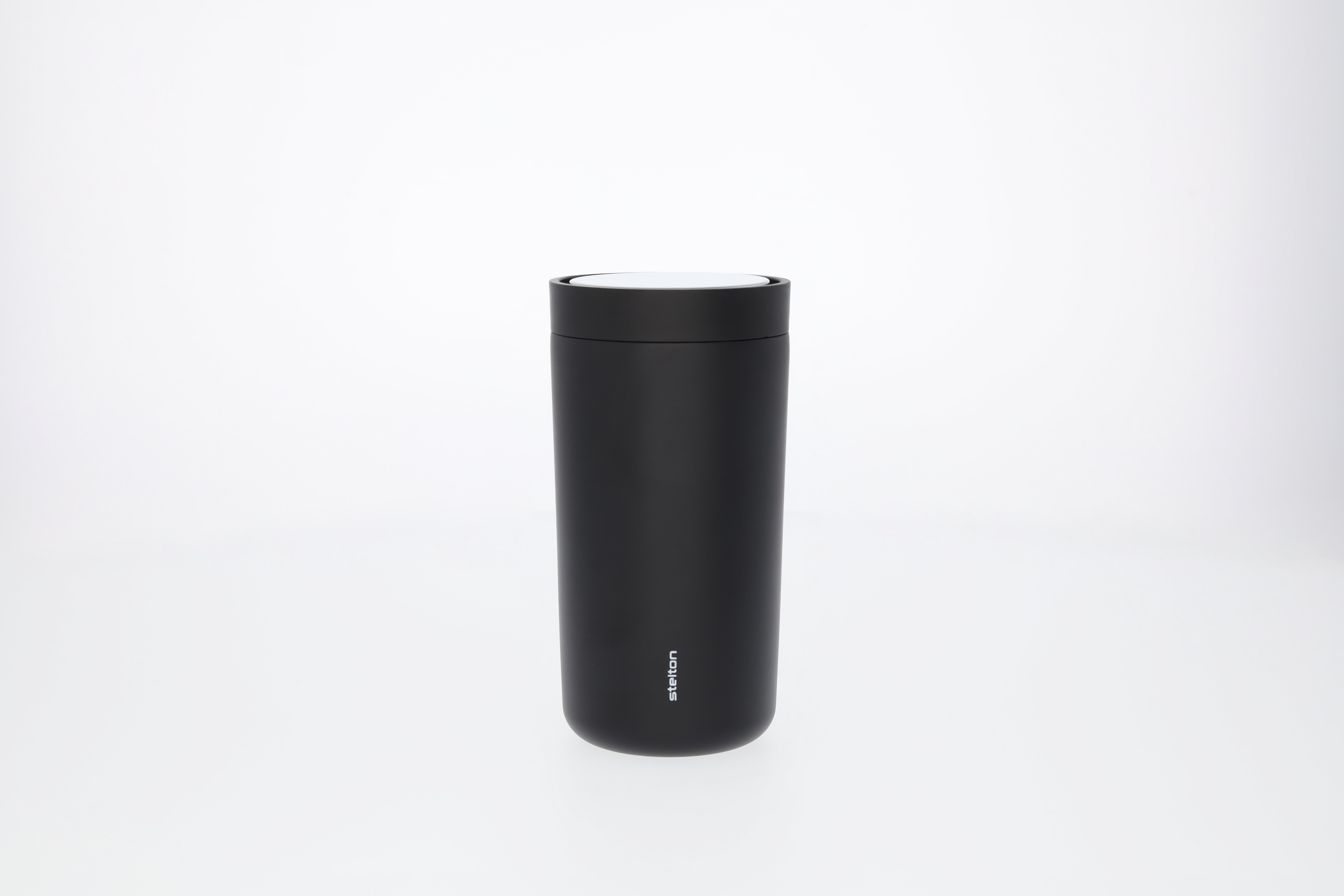Kubek To Go - czerń, stal nierdzewna / polipropylen, Stelton, 200 ml