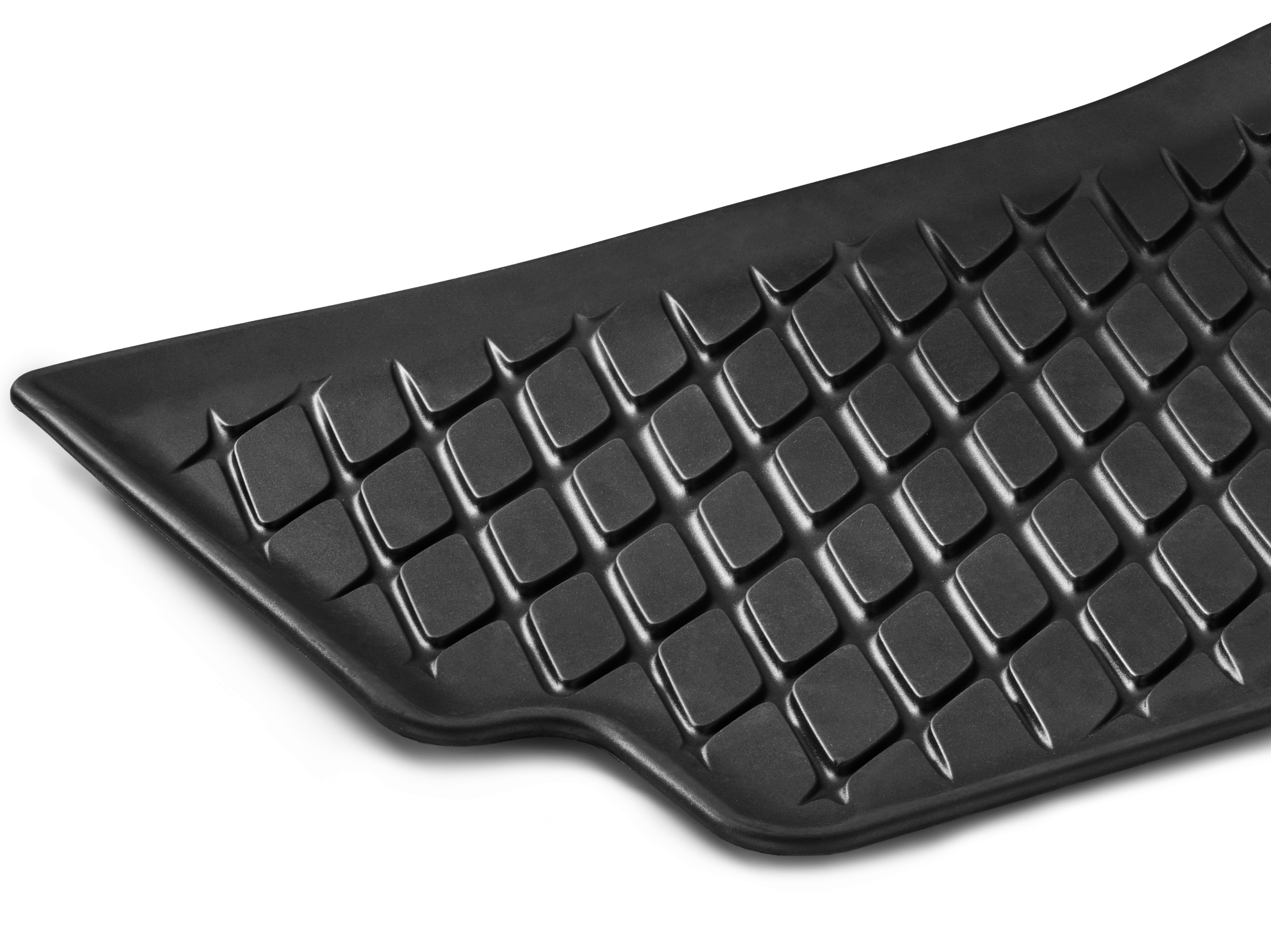 Maty na każdą pogodę Dynamic Squares, Tył, Zestaw 2-częściowy - kierownica z lewej/prawej strony, czerń