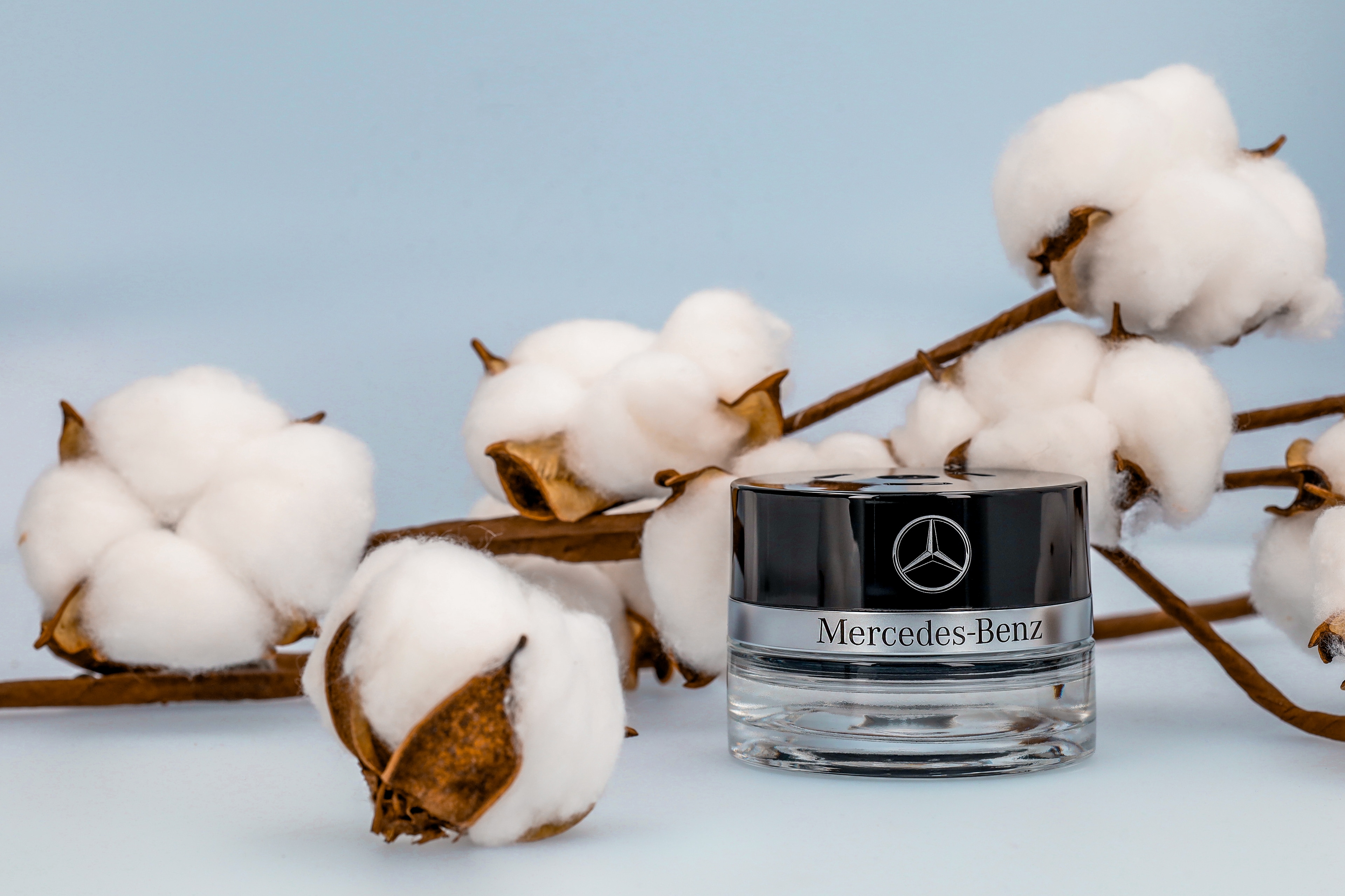 Flakon, No. 86 MOOD cotton - przezroczyste / czerń, szkło, 15 ml